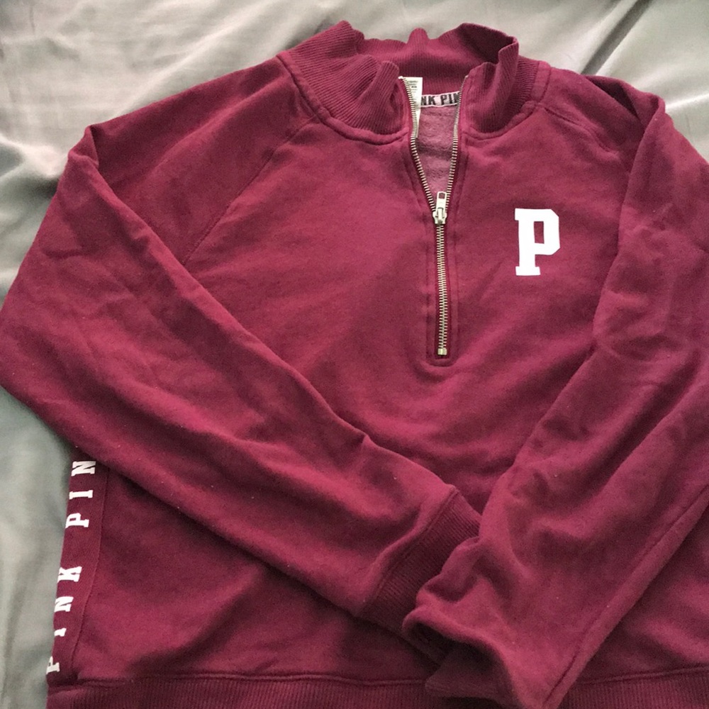 PINK 1/2 zip